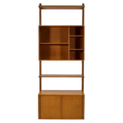 Étagère modulaire en teck par HG Furniture années 1960 vintage danois
