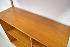 Étagère modulaire en teck par HG Furniture années 1960 vintage danois