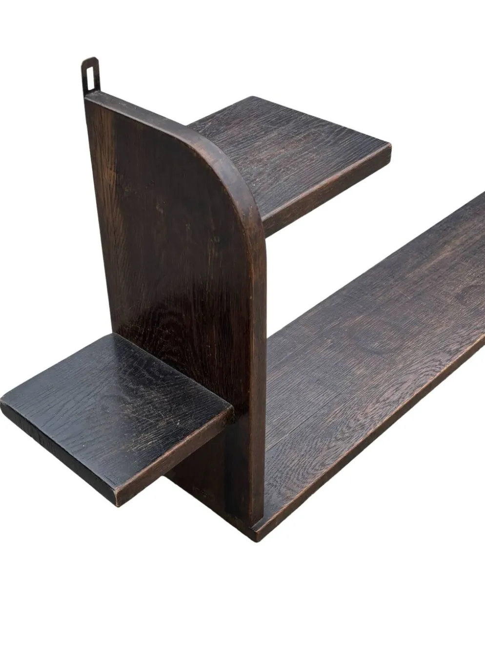 Étagère murale Art Déco en chêne, années 1920