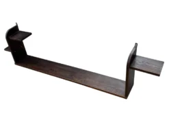 Étagère murale Art Déco en chêne, années 1920