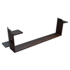Étagère murale Art Déco en chêne, années 1920