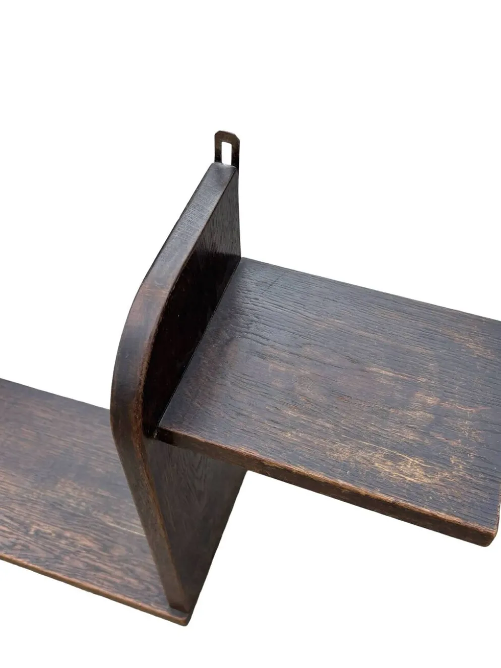 Étagère murale Art Déco en chêne, années 1920