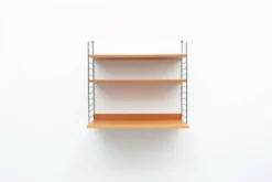 Étagère murale de bureau par Kajsa et Nisse Strinning, années 1950.