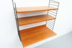 Étagère murale de bureau par Kajsa et Nisse Strinning, années 1950.
