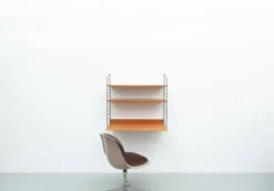 Étagère murale de bureau par Kajsa et Nisse Strinning, années 1950.