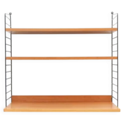 Étagère murale de bureau par Kajsa et Nisse Strinning, années 1950.