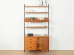 Étagère murale des années 1960, Olof Pira, Planmöbel