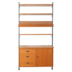 Étagère murale des années 1960, Olof Pira, Planmöbel