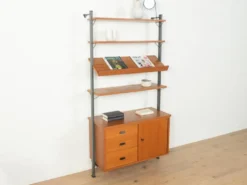 Étagère murale des années 1960, Olof Pira, Planmöbel