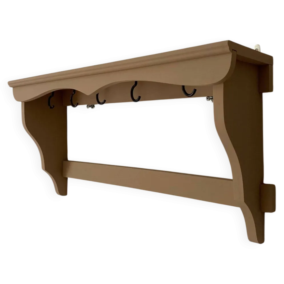 Étagère murale en bois ancien