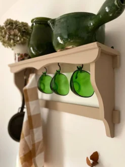 Étagère murale en bois ancien