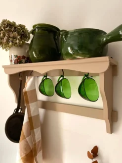 Étagère murale en bois ancien