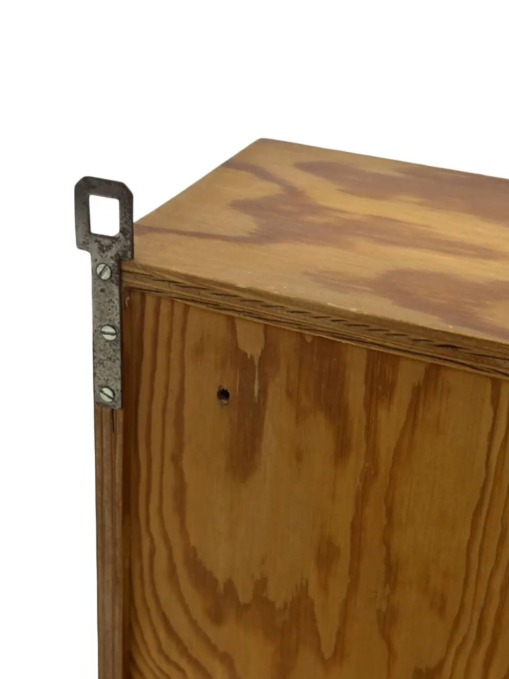 Étagère murale en pin vintage des années 1970