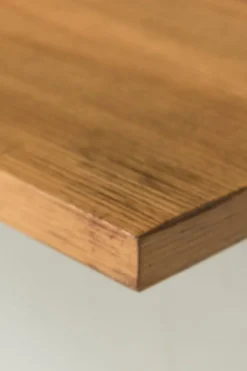 Étagère murale en placage de bois blond