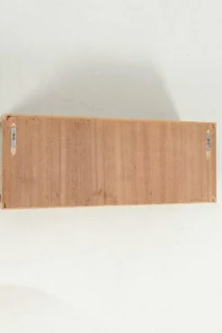 Étagère murale en placage de bois blond