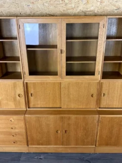 Étagère murale en teck des années 1960-1970 de HG Furniture Danemark
