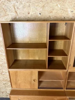 Étagère murale en teck des années 1960-1970 de HG Furniture Danemark