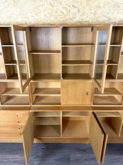 Étagère murale en teck des années 1960-1970 de HG Furniture Danemark