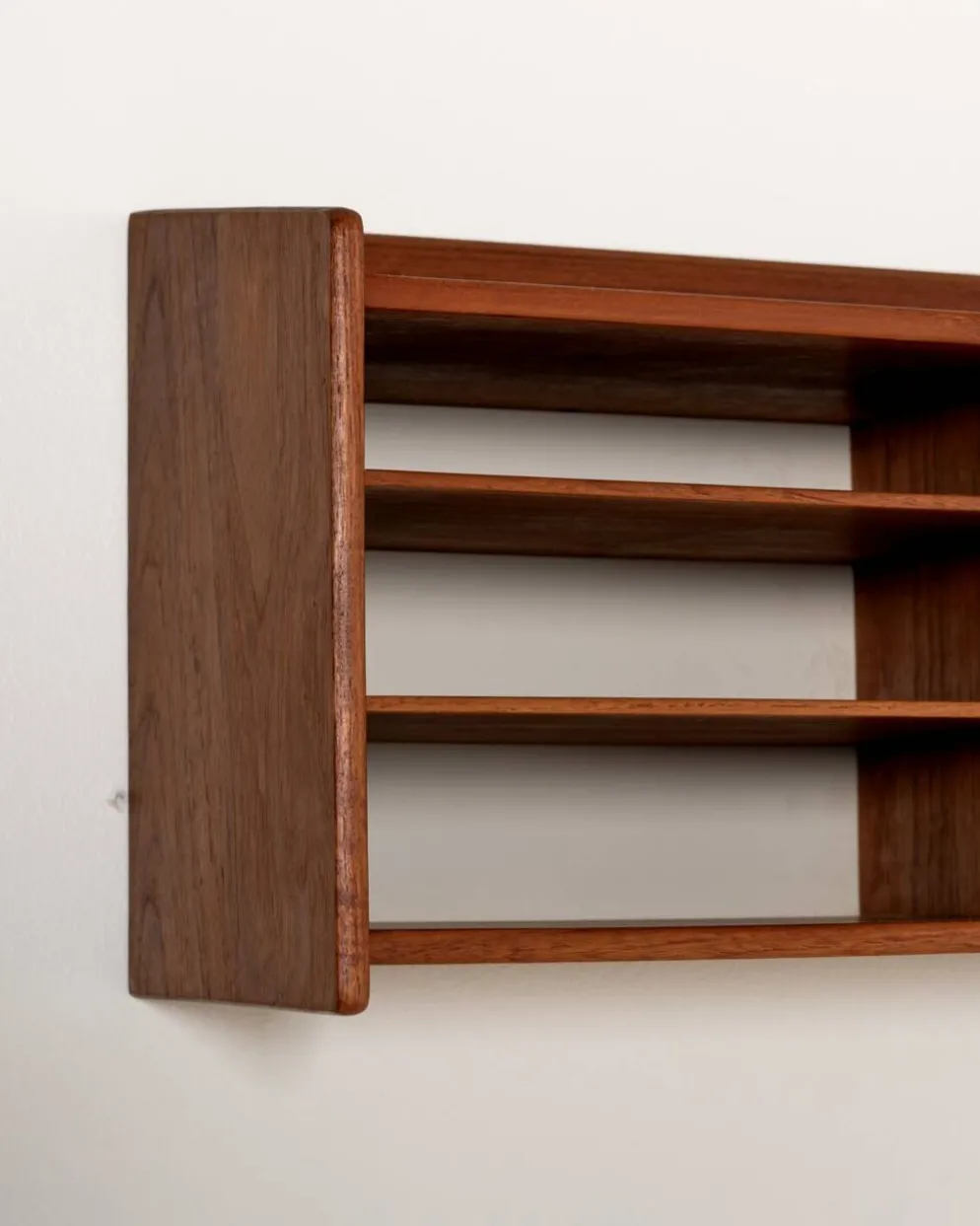 Étagère murale en teck scandinave, années 1950/1960