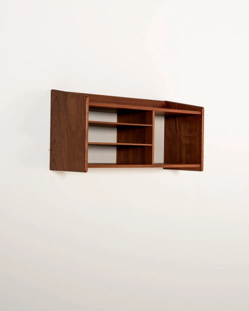 Étagère murale en teck scandinave, années 1950/1960