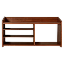Étagère murale en teck scandinave, années 1950/1960