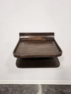 Étagère murale flottante des années 60 – Contreplaqué de style mid-century