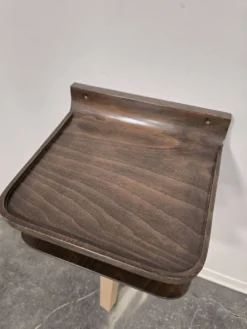 Étagère murale flottante des années 60 – Contreplaqué de style mid-century