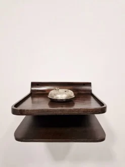 Étagère murale flottante des années 60 – Contreplaqué de style mid-century