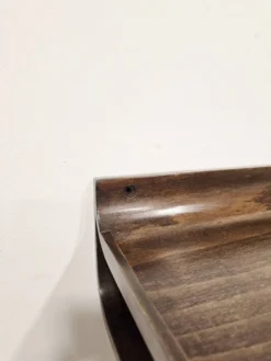 Étagère murale flottante des années 60 – Contreplaqué de style mid-century