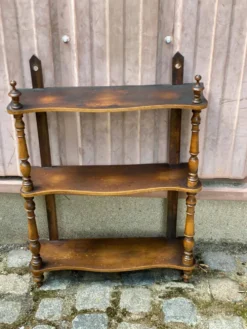 Étagère murale Louis Philippe vintage bois massif du XIXème siècle