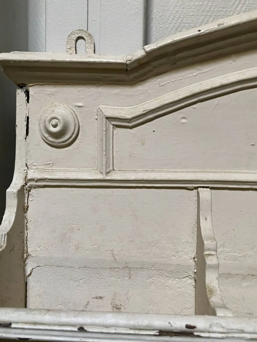 Étagère murale multi casier bois crème