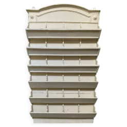 Étagère murale multi casier bois crème