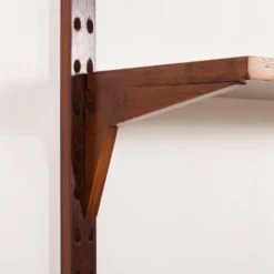 Étagère murale Poul Cadovius avec bureau extensible ou table pour Cado.