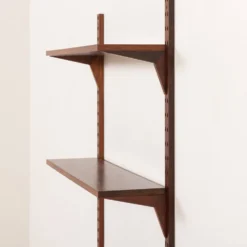 Étagère murale Poul Cadovius avec bureau extensible ou table pour Cado.
