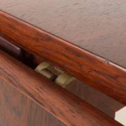 Étagère murale Poul Cadovius avec bureau extensible ou table pour Cado.