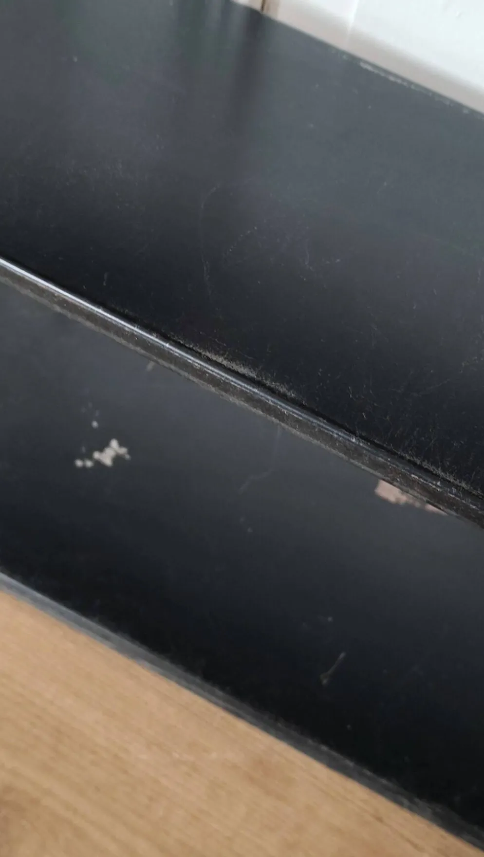 Étagère murale string années 60, noire