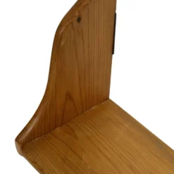 Étagère murale vintage en bois de pin au design minimaliste