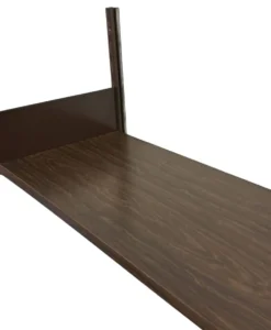 Étagère murale vintage en bois et métal, Danemark