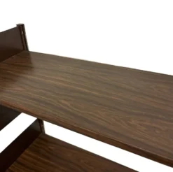 Étagère murale vintage en bois et métal, Danemark