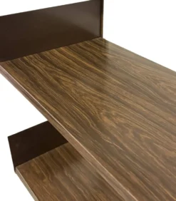 Étagère murale vintage en bois et métal, Danemark