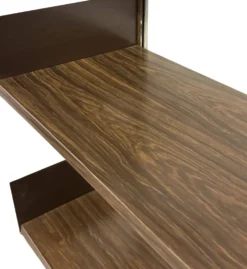 Étagère murale vintage en bois et métal, Danemark