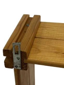 Étagère murale vintage en pin design des années 70
