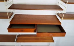 Étagère murale vintage par Nisse Strinning