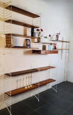 Étagère murale vintage par Nisse Strinning