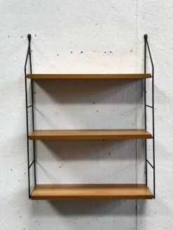 Étagère murale vintage / Unité murale, String Sweden années 1970