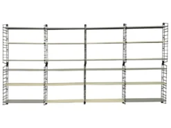 Étagère murale vintage XXL Tomado Hollande Unité de rangement modulaire Design des années 1960