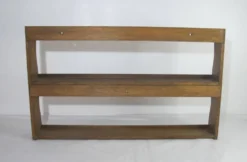 Étagère à épices murale en chêne vintage