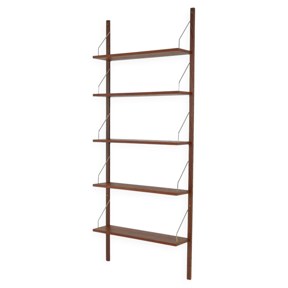 Étagères modulaires en placage de teck, Danemark, années 1970