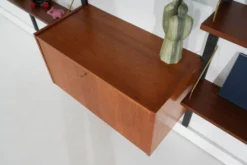 Étagères modulaires en placage de teck, Danemark, années 1970