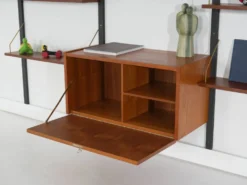 Étagères modulaires en placage de teck, Danemark, années 1970